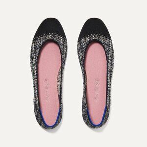 NIB Rothy's Midnight Tweed The Square - Size 7.5